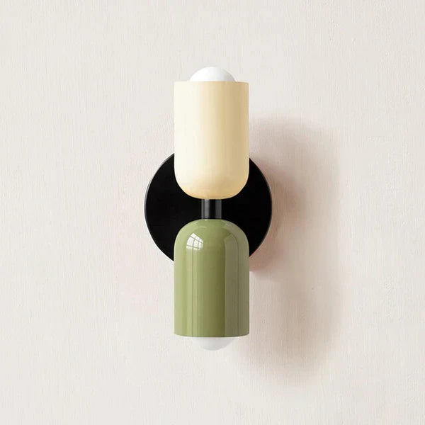 Contemporary LED wall lamp, adjustable brightness, perfect for hallways.