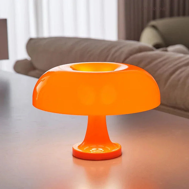 "Modern LED table lamp with USB charging, dimmable light, sleek ABS design, ideal for bedrooms or living rooms."