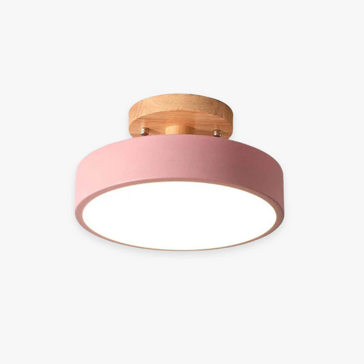 Enhance your home with this modern round LED ceiling light, adjustable ambient lighting & decor.