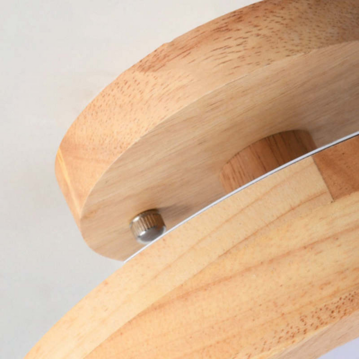 Sleek modern round LED ceiling light, bright & energy-efficient for contemporary kitchen spaces.
