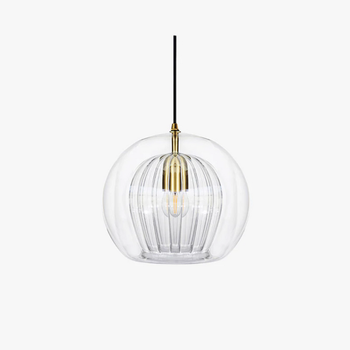Spherical LED pendant, Aurora Sphere. Modern, adjustable, and perfect for dining or living rooms.