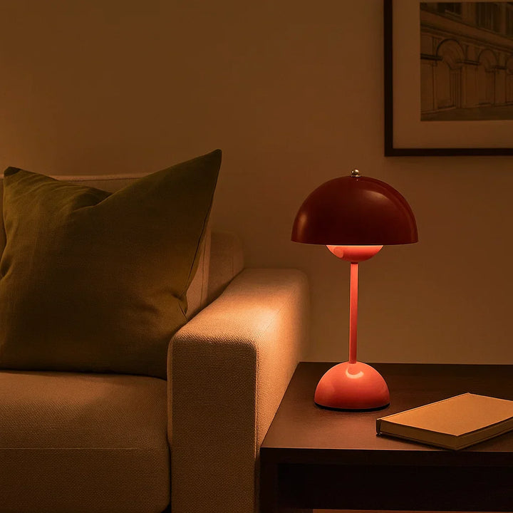 Sleek Scandinavian style LED table lamp with touch control. Perfect modern desk or bedroom lighting.