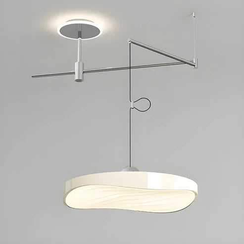 "Modern Verso Pendant Light with LED, sleek design, available in multiple sizes and colors, perfect for elegant home decor."