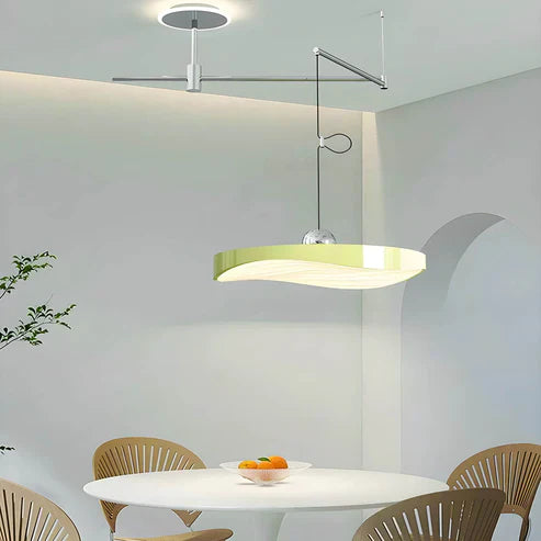 "Modern Verso Pendant Light with LED, sleek design, available in multiple sizes and colors, perfect for elegant home decor."