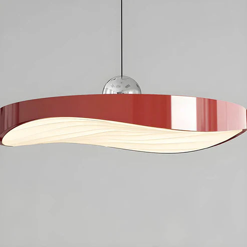 "Modern Verso Pendant Light with LED, sleek design, available in multiple sizes and colors, perfect for elegant home decor."