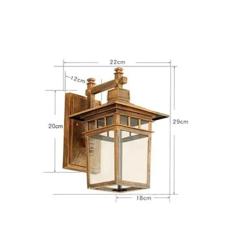 "Modern waterproof outdoor wall light with sleek design, ideal for garden or entrance, weather-resistant and versatile."