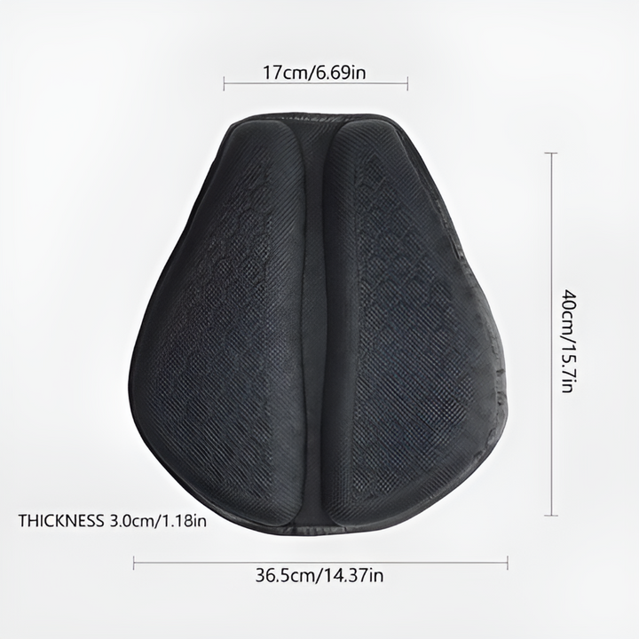 Breathable anti-slip motorcycle gel seat pad for ultimate comfort, making every long-distance ride enjoyable.