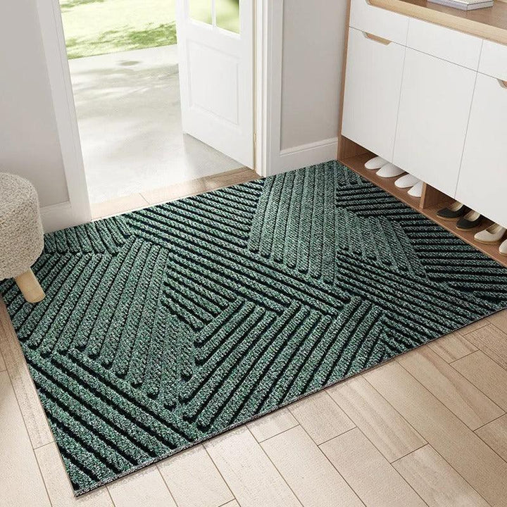 Durable dirt trap door mat, non-slip, with contemporary Nordic design for clean entryways.