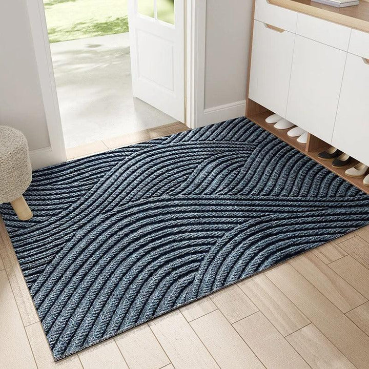 Non-slip Nordic decor door mat; a durable entryway mat and effective dirt trap for clean floors.