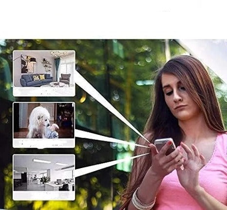 Outdoor wireless security camera monitoring a home's perimeter, delivering HD video for effective surveillance.