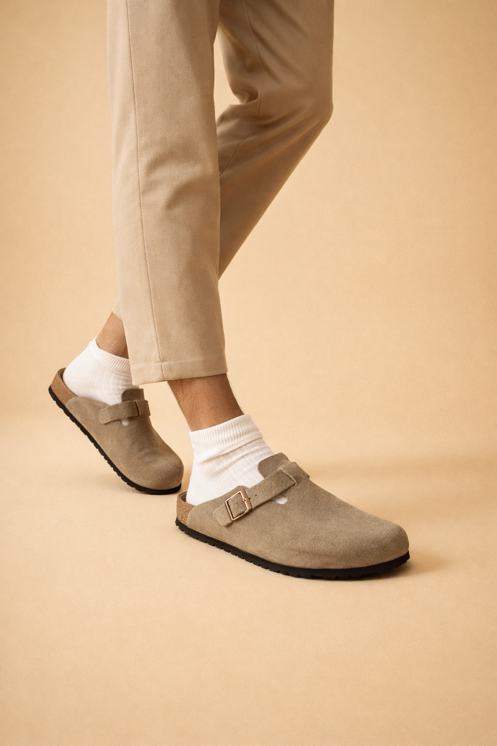 Back view of durable premium unisex sandals with sturdy sole for excellent grip. Ideal comfortable everyday outdoor footwear.