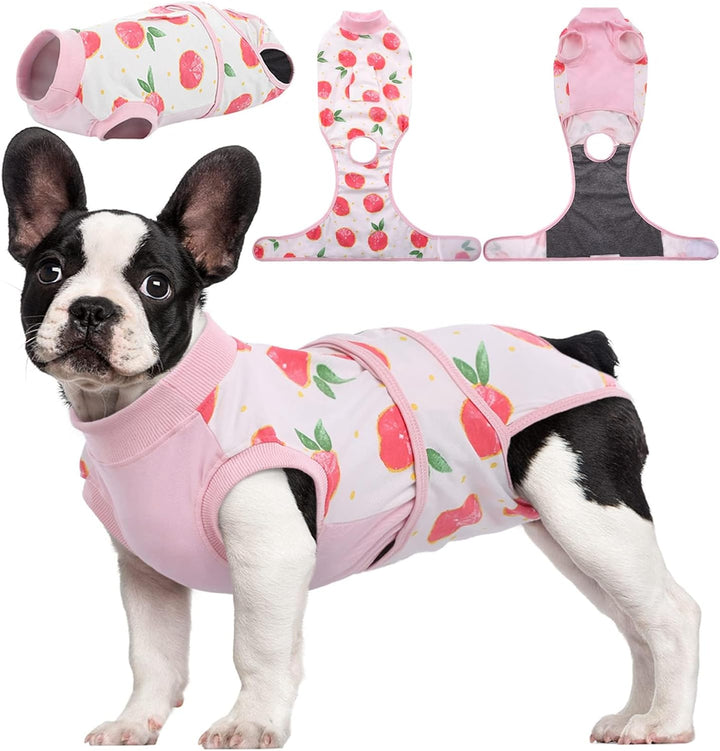 Pet recovery suit for dogs & cats, comfortable post-surgery healing garment.