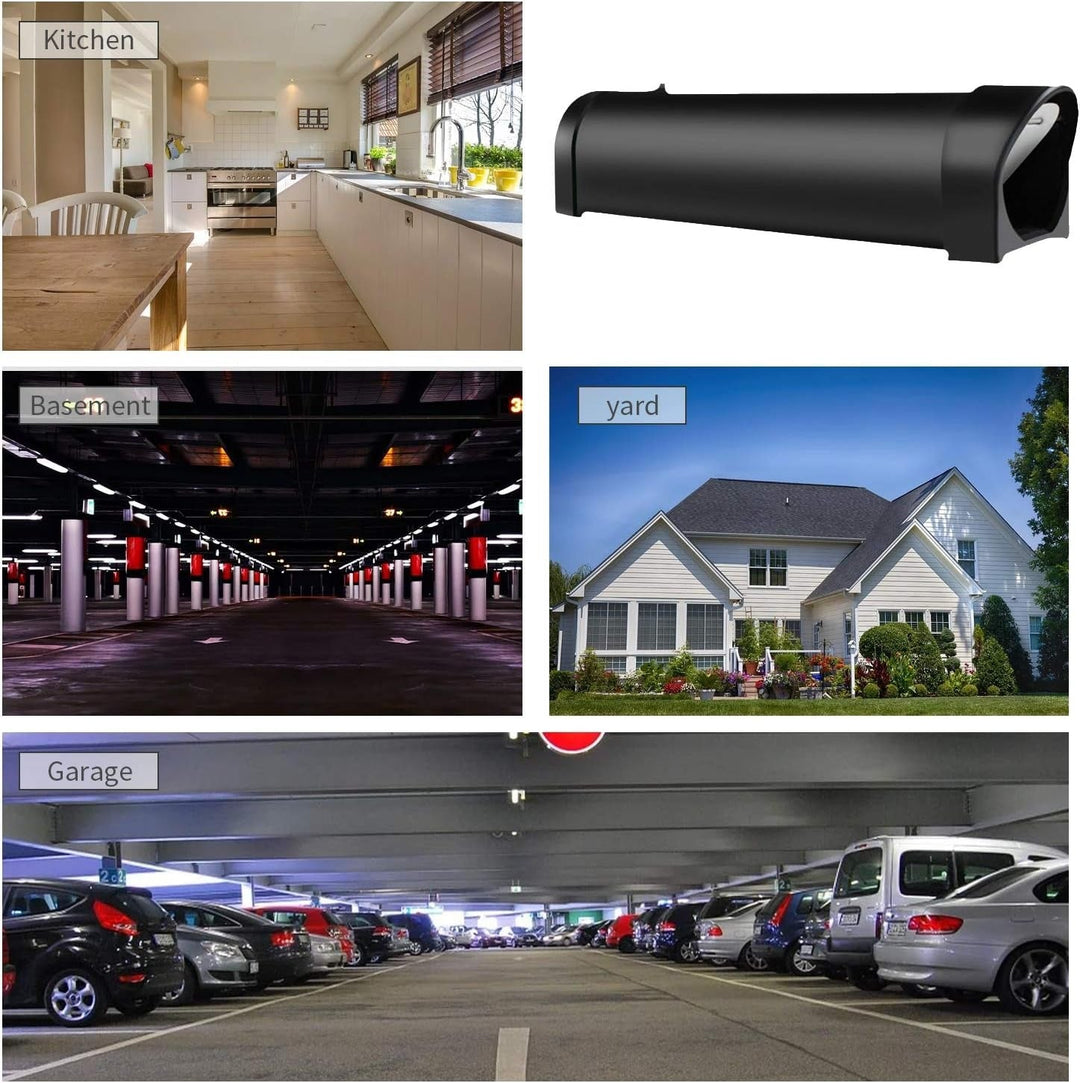 "Plastic rat trap cage with bionic design, sleek black finish, humane no-kill, efficient pest control, easy to use and clean.