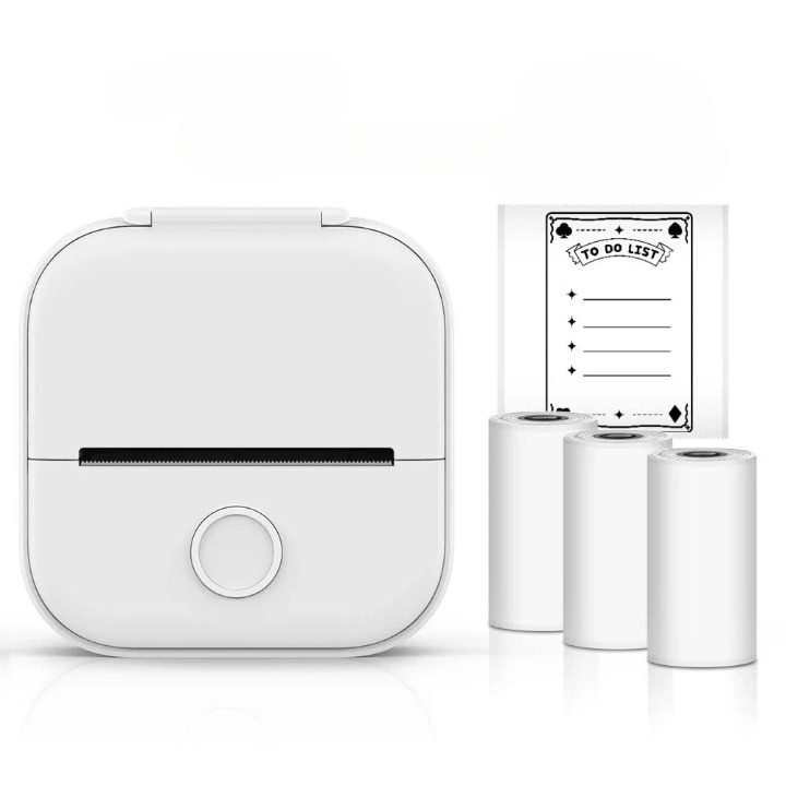 Compact Inkless Thermal Photo Printer for Easy Instant Printing