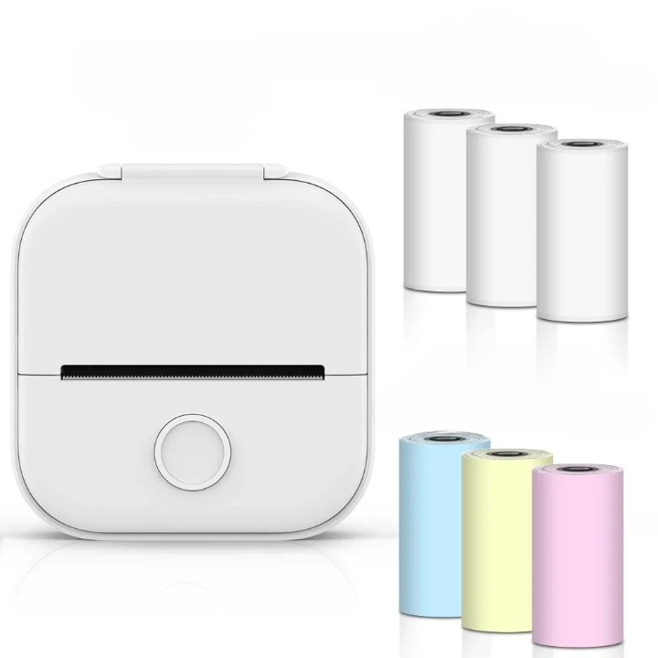 Compact Inkless Thermal Photo Printer for Easy Instant Printing