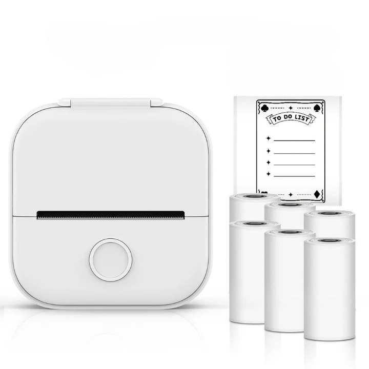 Compact Inkless Thermal Photo Printer for Easy Instant Printing