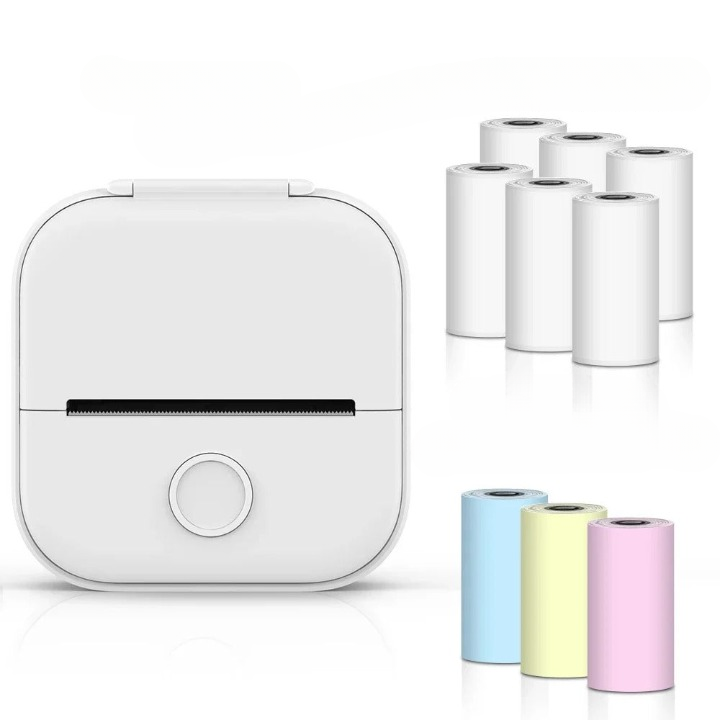 Compact Inkless Thermal Photo Printer for Easy Instant Printing