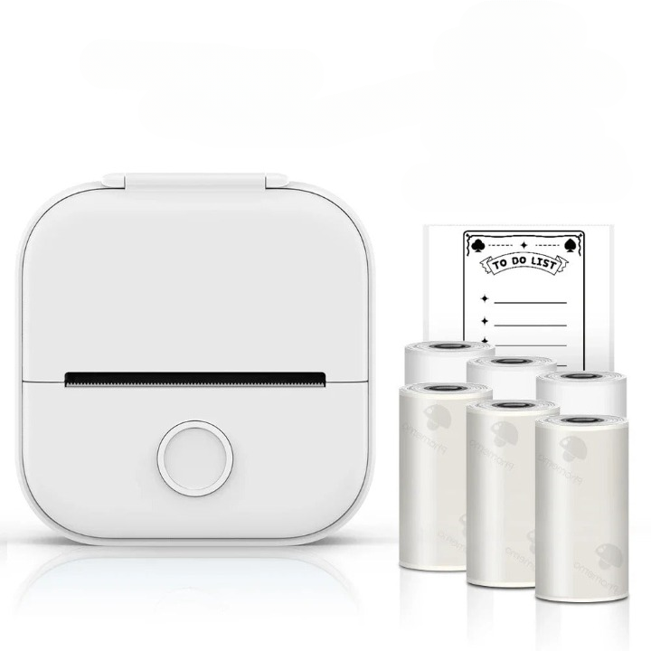 Compact Inkless Thermal Photo Printer for Easy Instant Printing