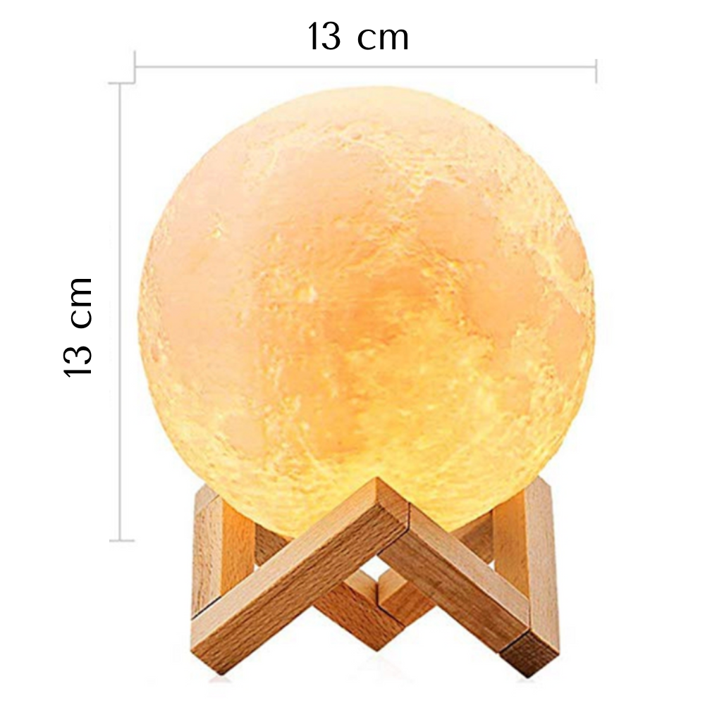 Portable home comfort device: air purifier, humidifier, and decorative moon lamp. USB powered for any room.