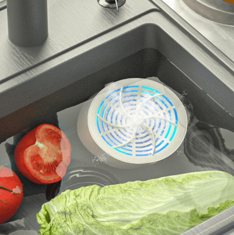 Clean fruits & vegetables easily with this portable ionic food cleaner. Essential kitchen gadget for healthy eating.