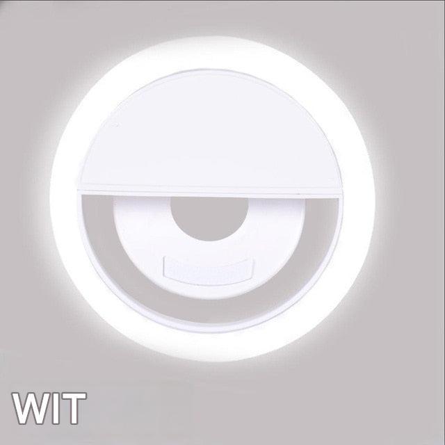 Bright LED ring light, a must-have photography accessory for stunning portraits & crisp video.