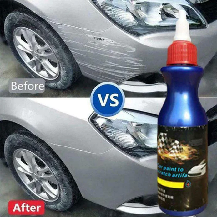 "Premium car scratch remover tube; perfect for all paint colors and finishes; removes scratches, scuffs, and swirls effective