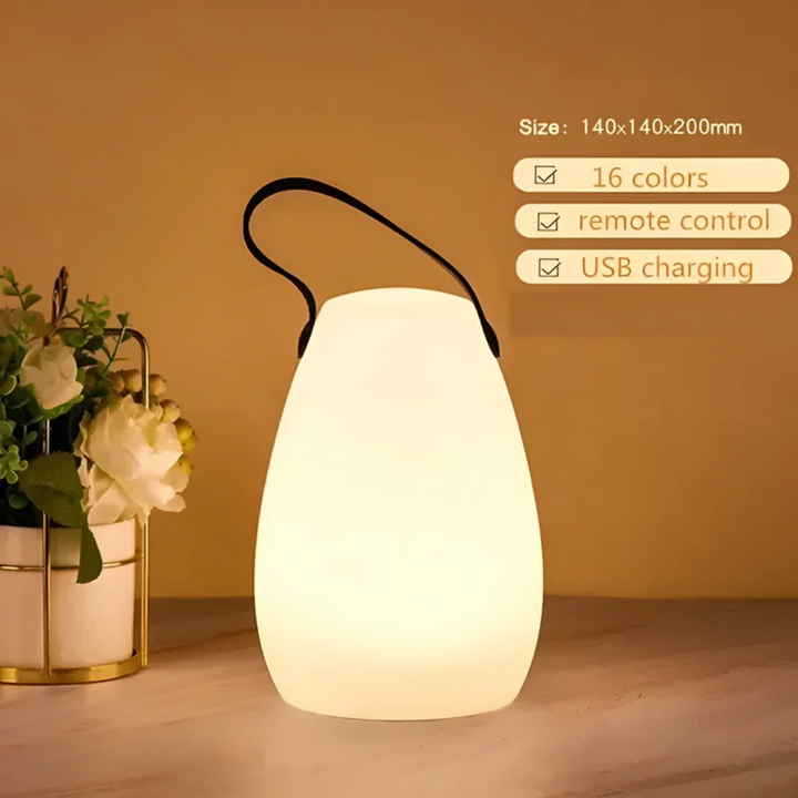 Flexible lighting with RadianceFlex, a modern rechargeable waterproof wireless table lamp.