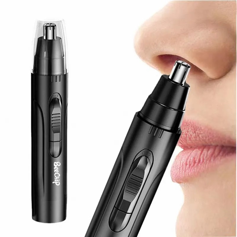 Rechargeable nose & ear trimmer for painless hair removal, a key personal care grooming tool.