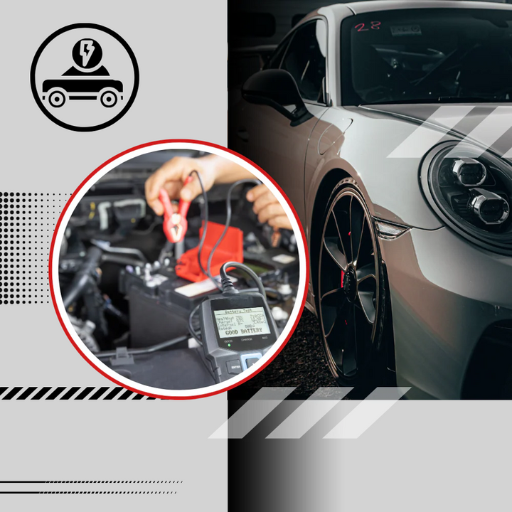 Automotive 12V remote battery isolator switch, includes controller for car anti-theft security.