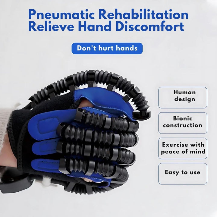 Robotic rehabilitation gloves with smart assistance, flexible fingers, lightweight, and comfortable for hand recovery therapy