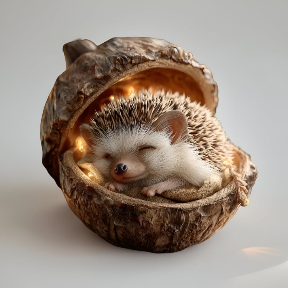 Unique nature-themed woodland animal acorn ornaments, ideal Christmas tree decor & gifts.