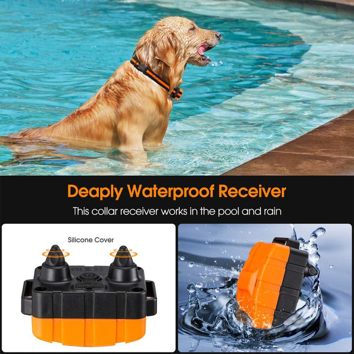 Waterproof Smart Dog Training Collar with 300m Remote