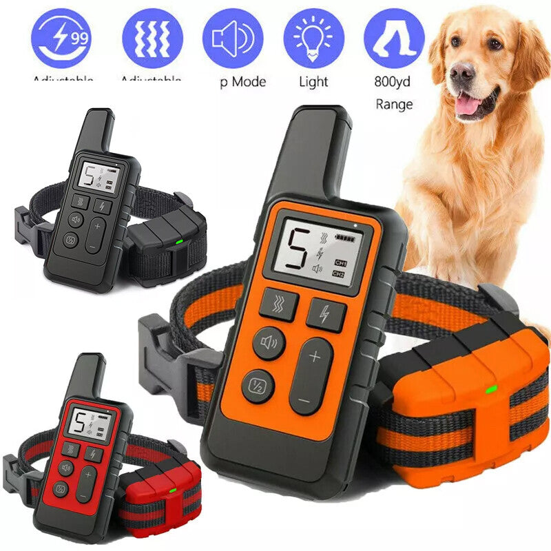 Waterproof Smart Dog Training Collar with 300m Remote
