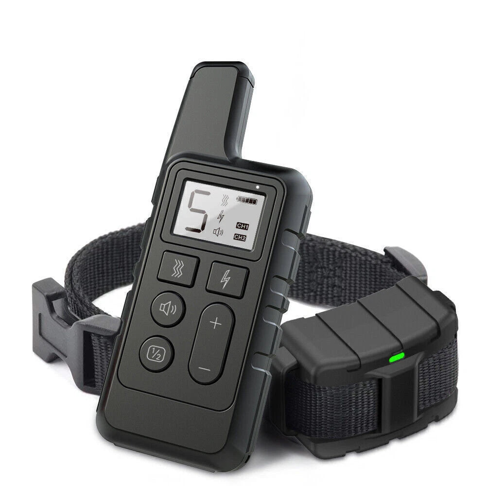 Waterproof Smart Dog Training Collar with 300m Remote