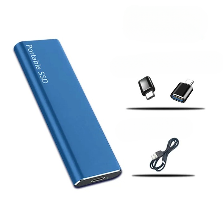 SecureSpace - Portable 4TB USB-C External Drive