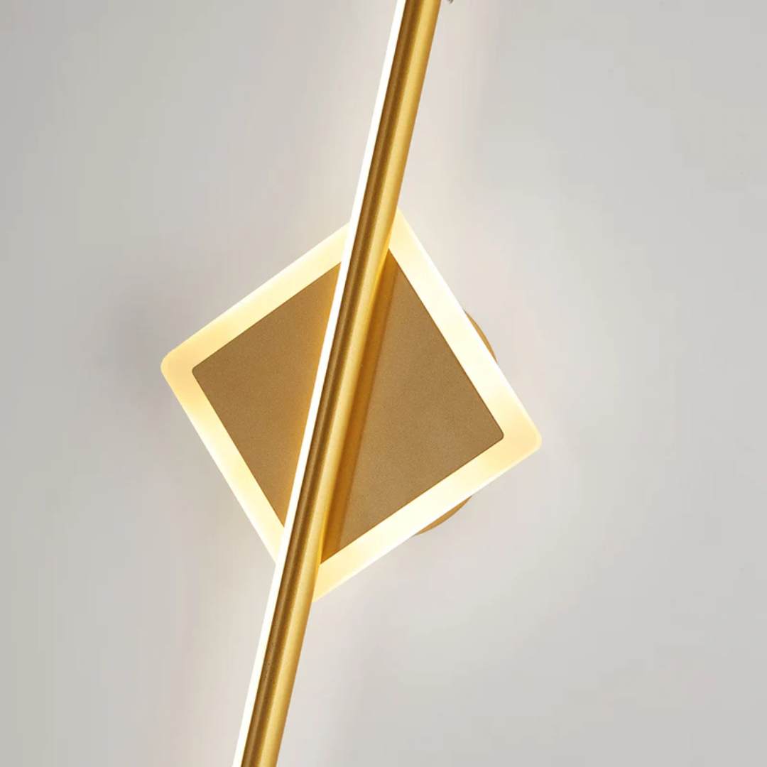 Sleek modern LED wall lamp with OpalEdge design, perfect for contemporary home decor & indoor lighting.
