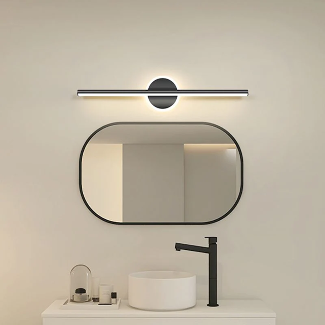 Contemporary LED wall lamp, a decorative OpalEdge fixture enhancing modern home decor with soft light.