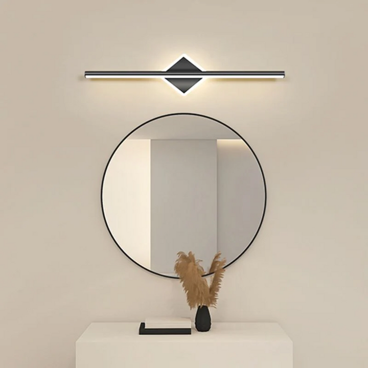 Modern LED wall fixture, easy to install, offering adjustable and energy-efficient lighting for any room.