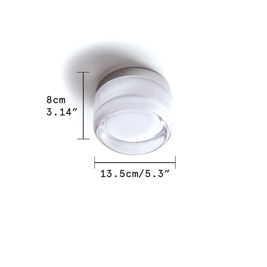 "Sleek wall mounted LED sconce light with acrylic and aluminum design, offering versatile decor enhancement for modern interi