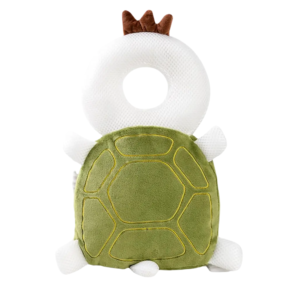 Soft baby head safety cushion for crawling and walking infants, providing essential fall protection.