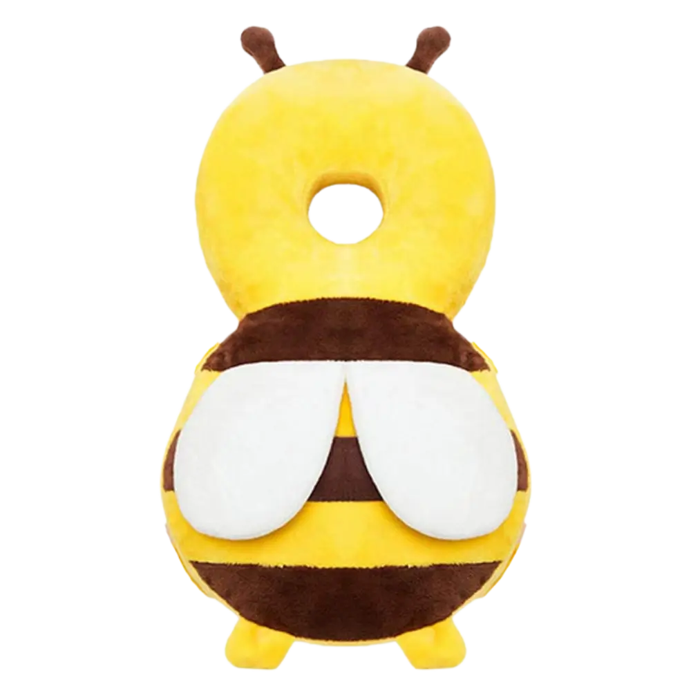 Ergonomic infant head safety cushion, a vital fall protection aid for babies learning to crawl and walk.