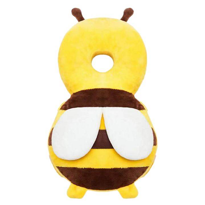 Ergonomic infant head safety cushion, a vital fall protection aid for babies learning to crawl and walk.