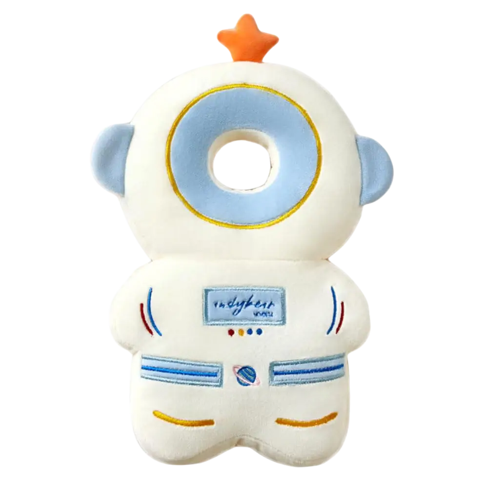 Baby head safety cushion for crawling & walking infants, providing crucial fall protection and comfort.
