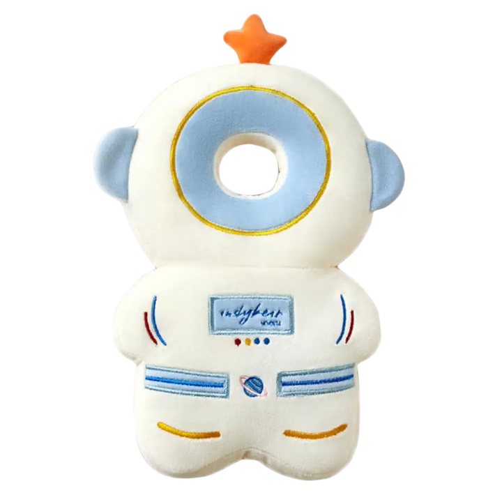 Baby head safety cushion for crawling & walking infants, providing crucial fall protection and comfort.