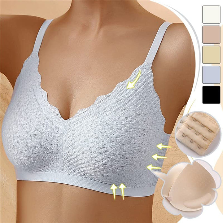 Versatile women's non-padded comfort bra; soft, wire-free support for everyday wear and comfortable lingerie.