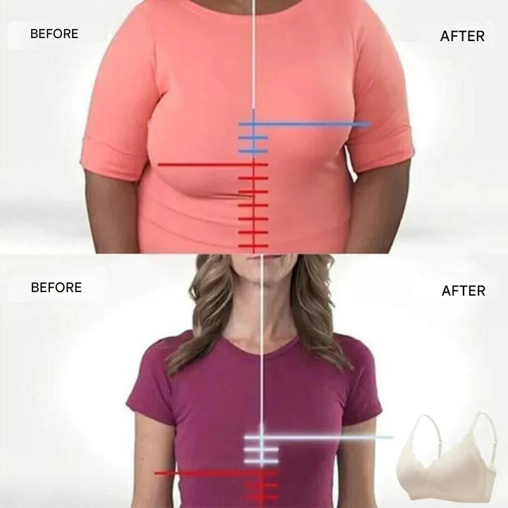 Comfortable non-padded wireless bra, designed for women's everyday wear, offering soft support and natural shape.