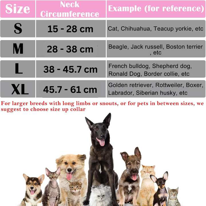 Reduce stress with soft inflatable recovery collar, promoting faster dog healing & comfort.