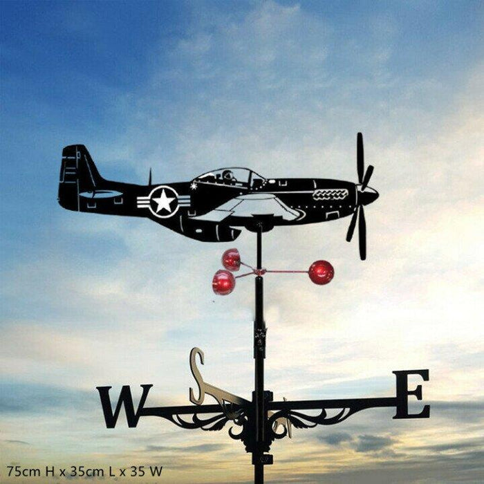 Functional stainless steel wind indicator, elegant roof decor & garden ornament for wind direction.