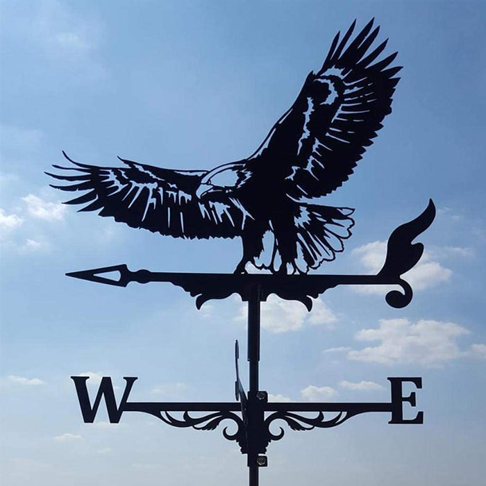 Decorative weather vane, charming garden accent & outdoor ornament for roof or yard.