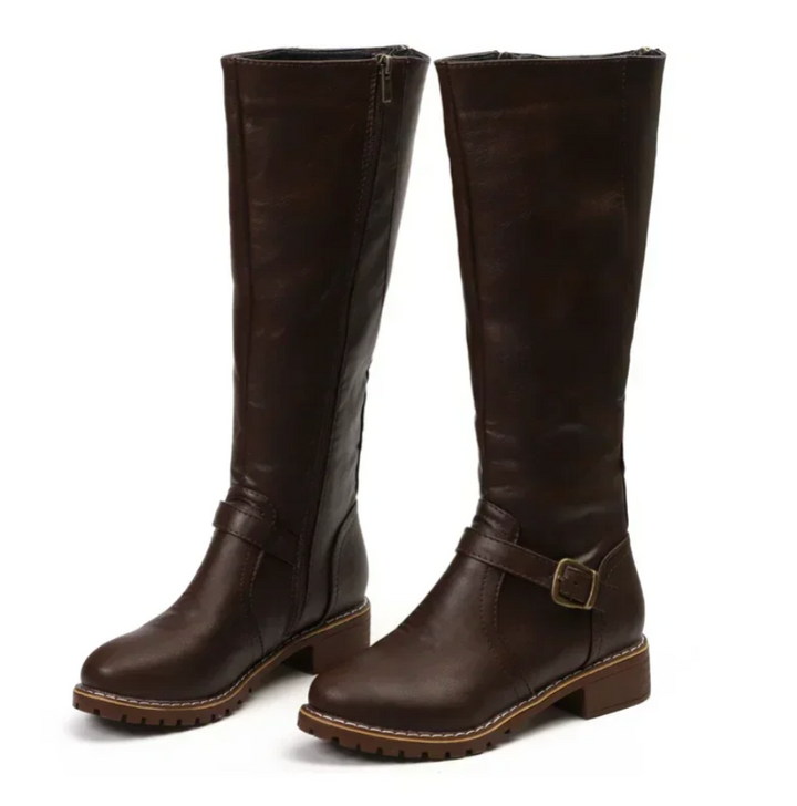 Trendy Emma women's work boots, durable and comfortable. Non-slip, shock-absorbing for everyday autumn & winter fashion.